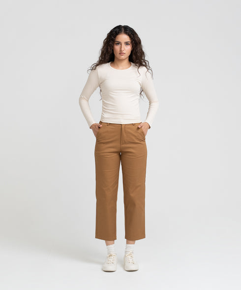 Women's Modal Fitted Long Sleeve Tee